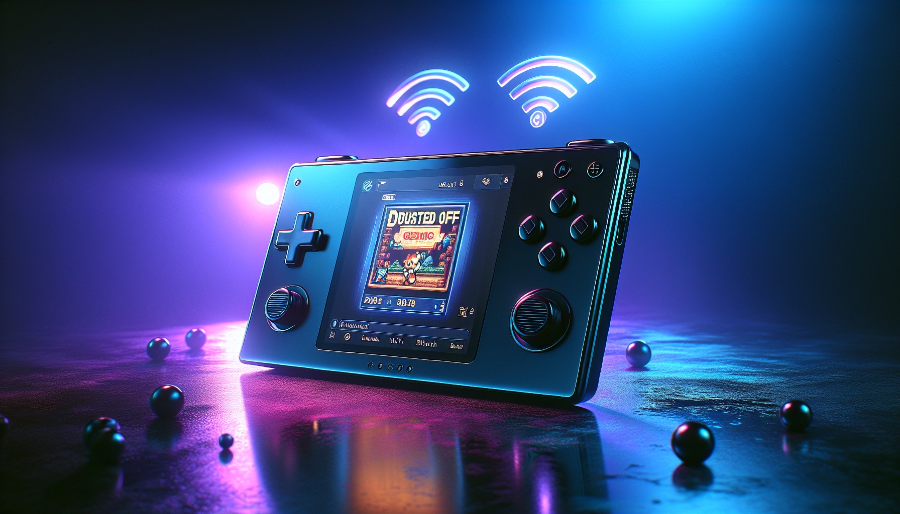 GameBro R36S Ultra retro gaming handheld with WiFi and Bluetooth
